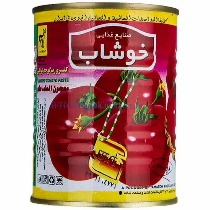 رب گوجه فرنگی خوشاب محصولی سالم برای مصارف غذایی